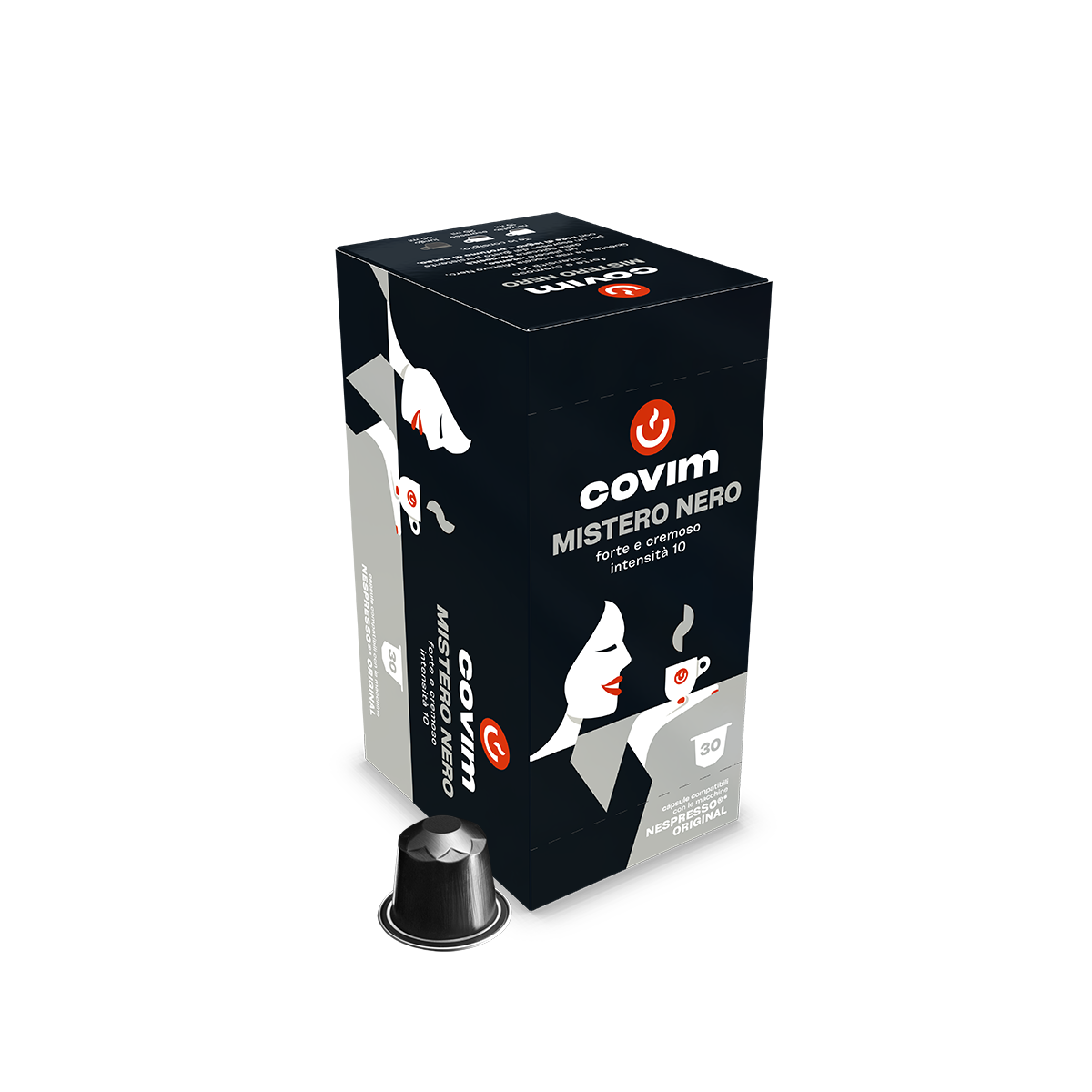 Capsule compatibili Nespresso® Alluminio Mistero Nero - immagine 2
