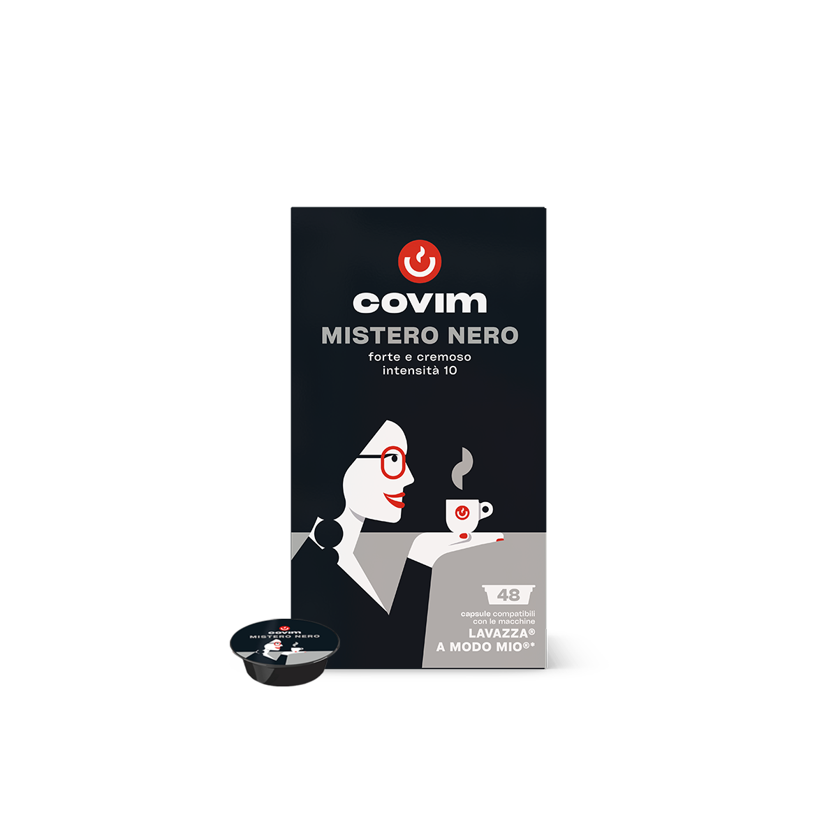 Capsule compatibili A Modo Mio® Mistero Nero