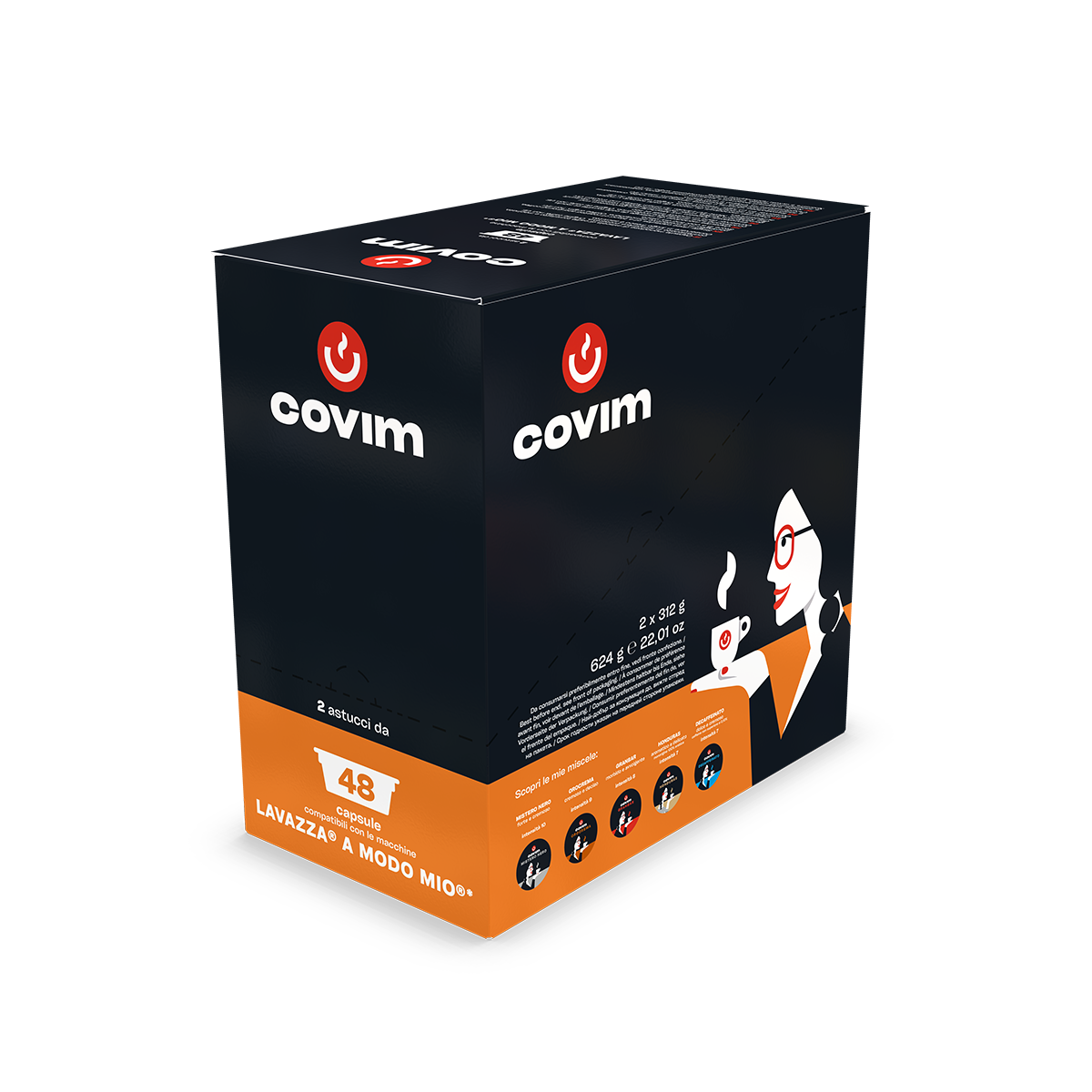 Capsule compatibili A Modo Mio® Mistero Nero - immagine 5